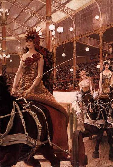 James Tissot The Ladies of the Cars China oil painting art